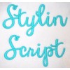 Stylin Script Handwriting Embroidery Font